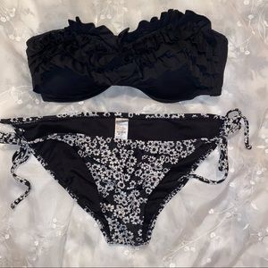 Bandeau Floral Bikini